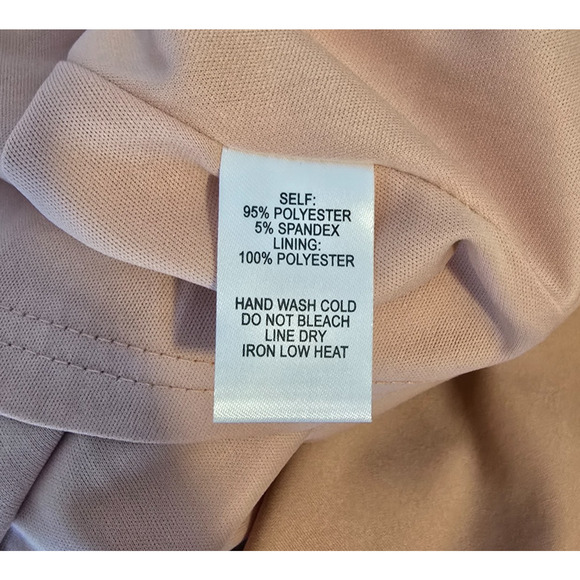 Lulus Formal Party Dress Women's XL Peach Sleeveless Maxi Deep V-Neck NWT - Picture 4 of 16